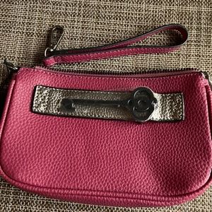 Belyn Key Rose Colored Clutch brand new, w tags.